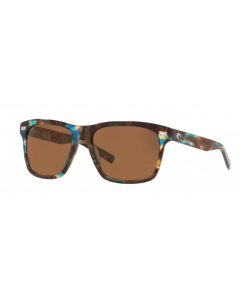 Costa Aransas Men's Sunglasses Shiny Ocean Tortoise/Copper