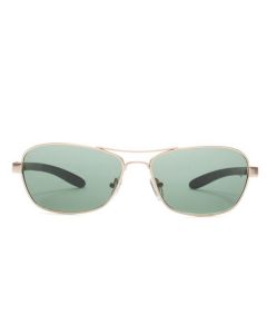 Ray Ban RB8302 Tech Carbon Fibre Sunglasses Silver/Crystal Green