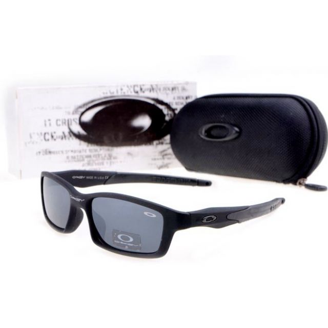 Oakley crosslink sunglasses matte black/black iridium sale