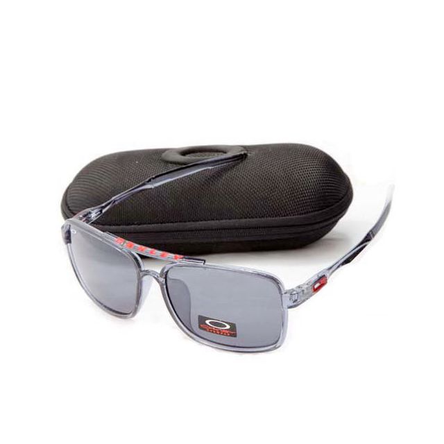 Oakley Deviation Sunglasses crystal grey/grey iridium