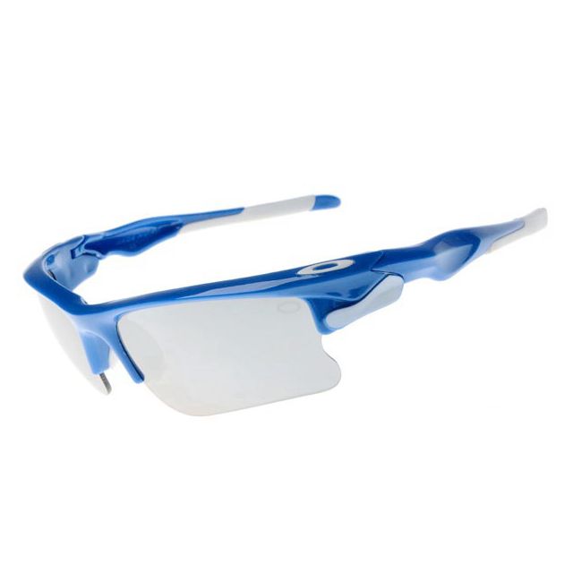 Oakley fast jacket Sunglasses polished blue/grey
