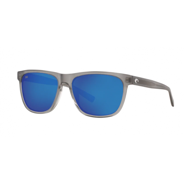 Costa Apalach Men's Sunglasses Matte Gray Crystal/Blue Mirror