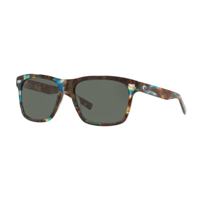 Costa Aransas Men's Sunglasses Shiny Ocean Tortoise/Gray