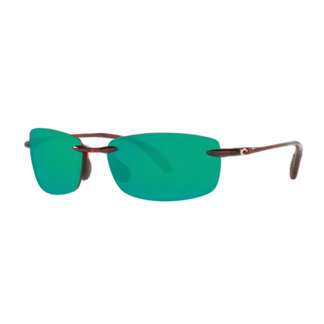Costa Ballast Men's Sunglasses Tortoise/Green Mirror