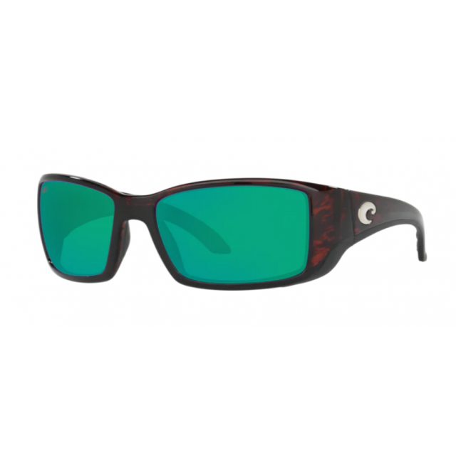 Costa Blackfin Men's Sunglasses Tortoise/Green Mirror