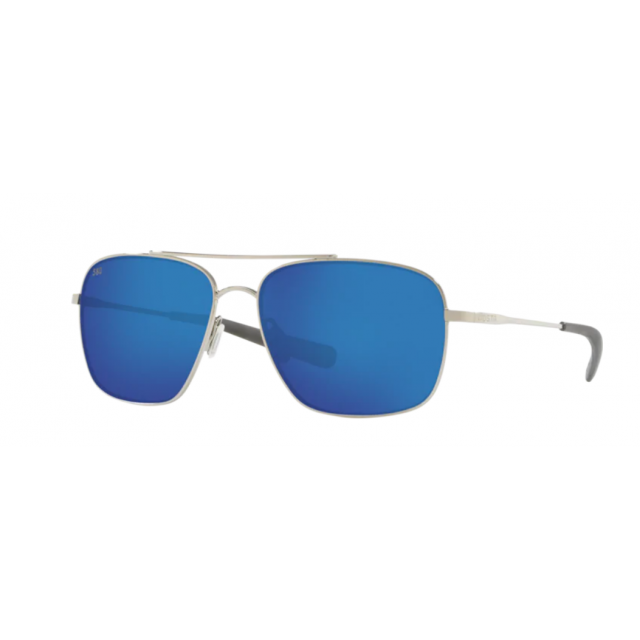 Costa Canaveral Men's Sunglasses Palladium/Blue Mirror