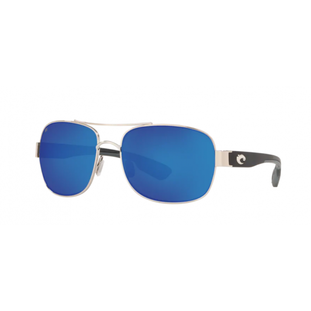 Costa Cocos Men's Sunglasses Palladium/Blue Mirror