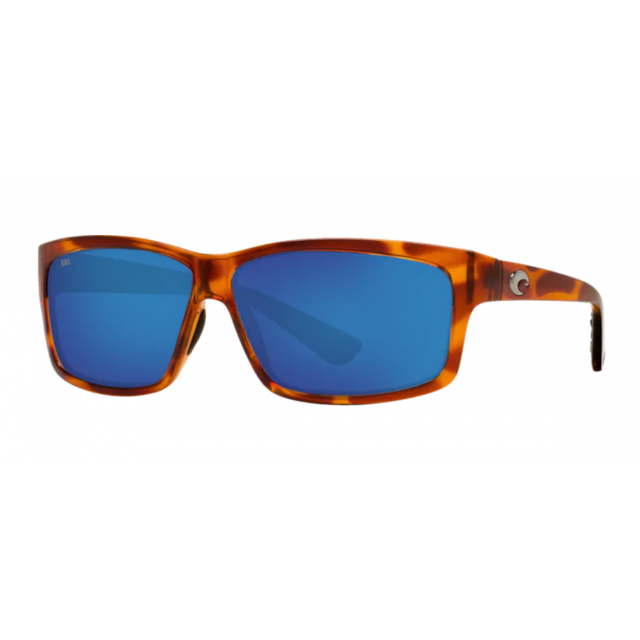 Costa Cut Men's Sunglasses Honey Tortoise/Blue Mirror