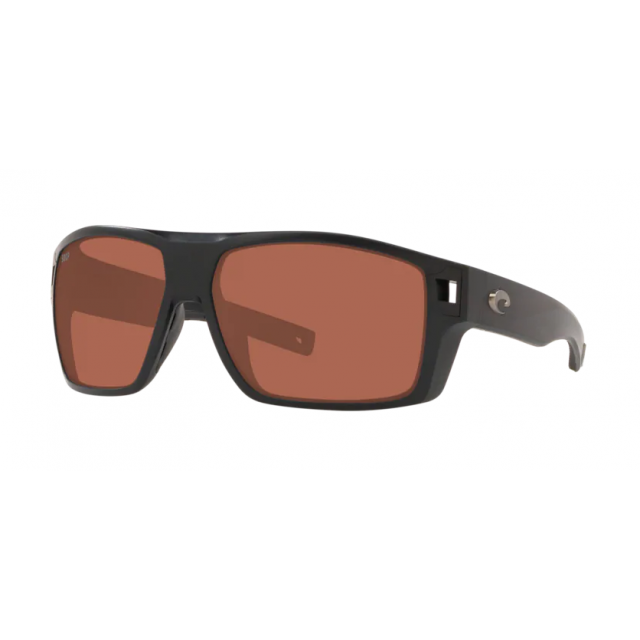 Costa Diego Men's Sunglasses Matte Black/Copper