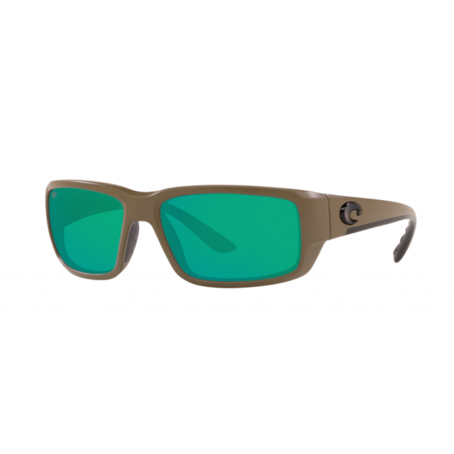 Costa Fantail Men's Sunglasses Matte Moss/Green Mirror