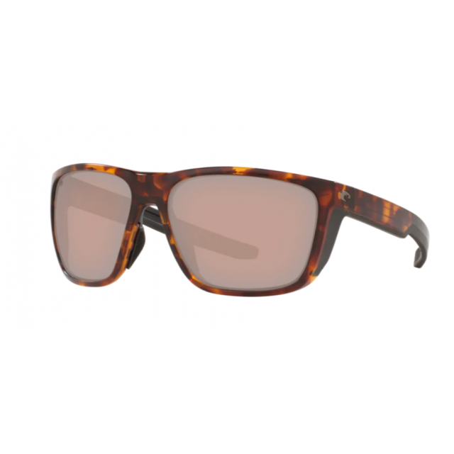 Costa Ferg Men's Sunglasses Matte Tortoise/Copper Silver Mirror