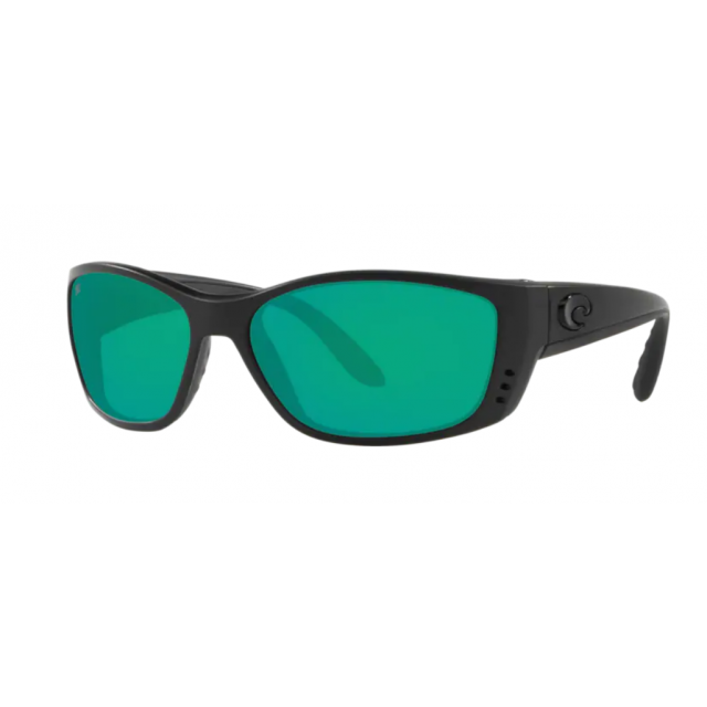 Costa Fisch Men's Sunglasses Blackout/Green Mirror