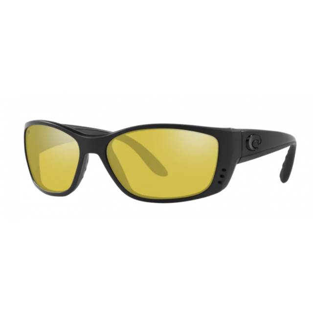 Costa Fisch Men's Sunglasses Blackout/Sunrise Silver Mirror