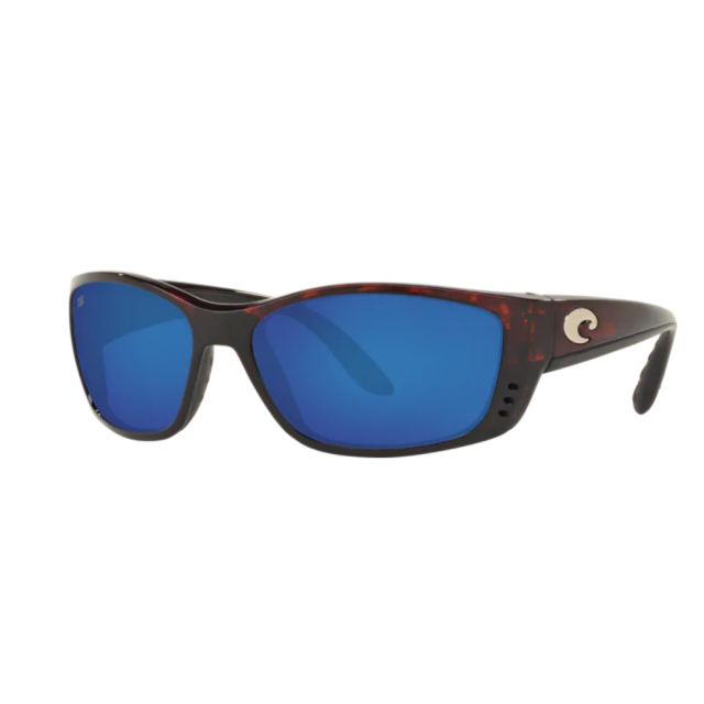Costa Fisch Men's Sunglasses Tortoise/Blue Mirror