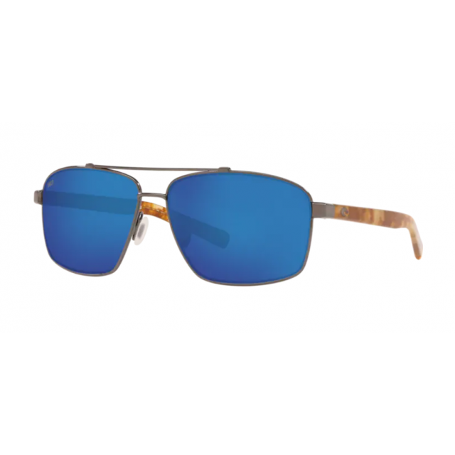 Costa Flagler Men's Sunglasses Gunmetal/Blue Mirror