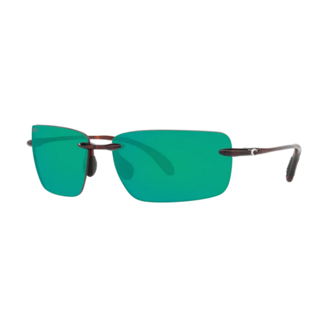 Costa Gulf Shore Men's Sunglasses Tortoise/Green Mirror