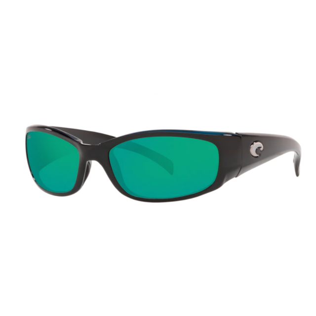Costa Hammerhead Men's Sunglasses Shiny Black/Green Mirror