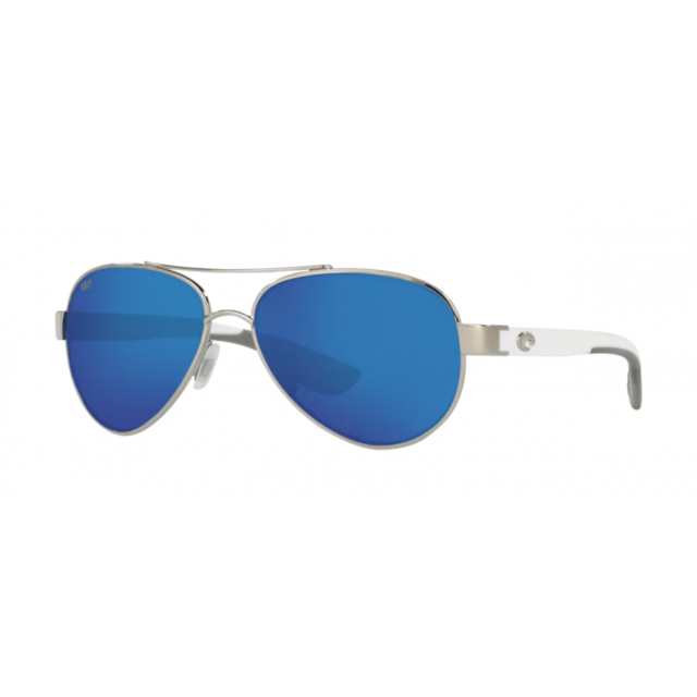 Costa Loreto Men's Sunglasses Palladium/Blue Mirror