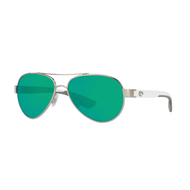 Costa Loreto Men's Sunglasses Palladium/Green Mirror