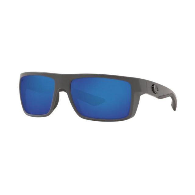 Costa Motu Men's Sunglasses Matte Gray/Blue Mirror
