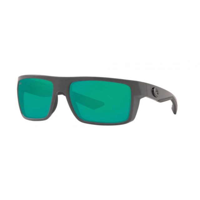 Costa Motu Men's Sunglasses Matte Gray/Green Mirror