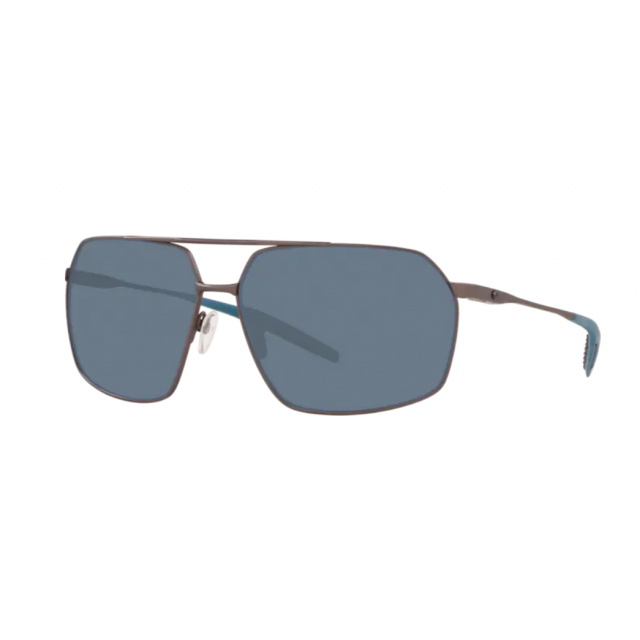 Costa Pilothouse Men's Sunglasses Matte Dark Gunmetal/Gray