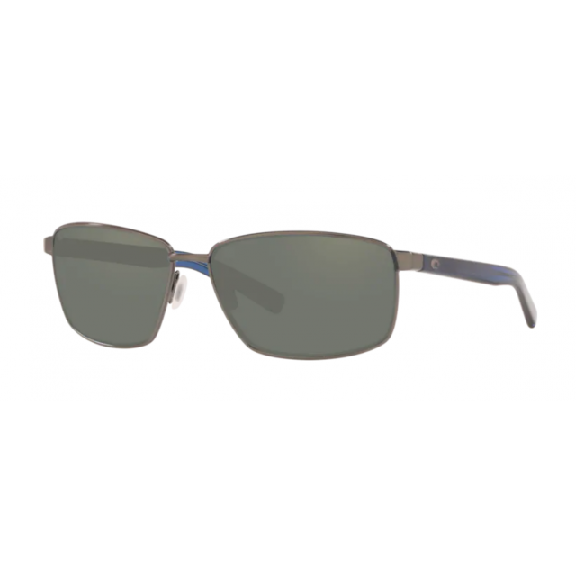 Costa Ponce Men's Sunglasses Brushed Gunmetal/Gray