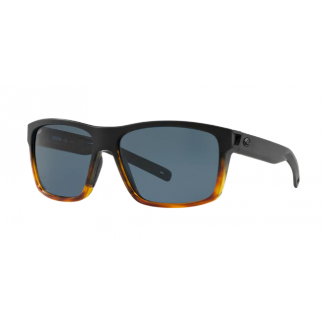 Costa Slack Tide Men's Sunglasses Black/Shiny Tort/Gray