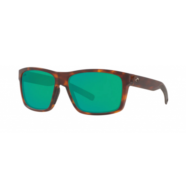 Costa Slack Tide Men's Sunglasses Matte Tortoise/Green Mirror