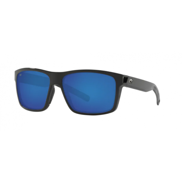 Costa Slack Tide Men's Sunglasses Shiny Black/Blue Mirror