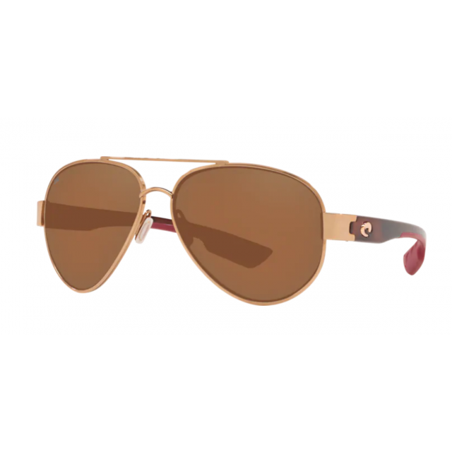 Costa South Point Men's Sunglasses Shiny Blush Gold/Copper