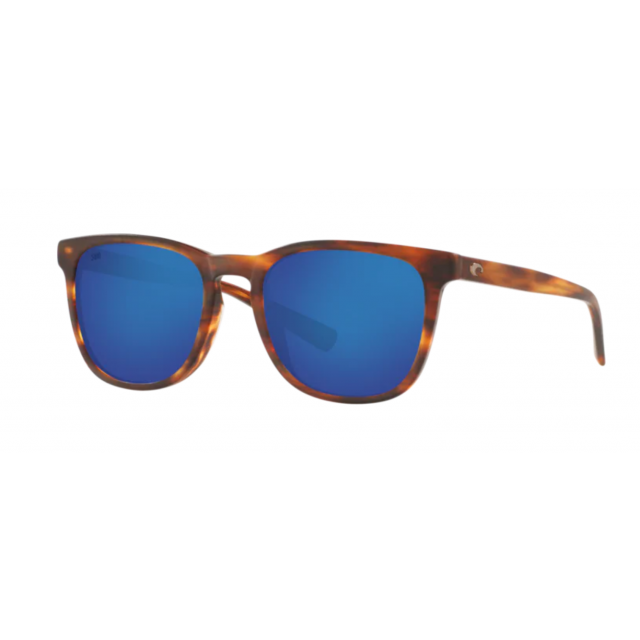 Costa Sullivan Men's Sunglasses Matte Tortoise/Blue Mirror