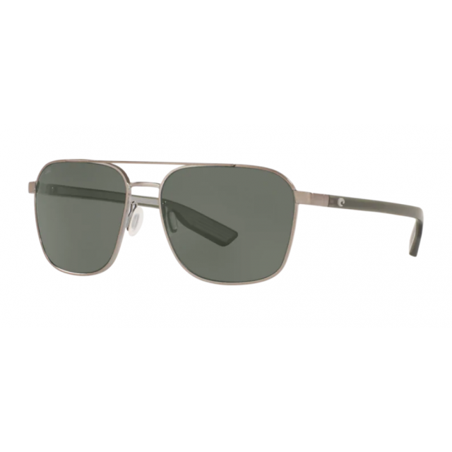 Costa Wader Men's Sunglasses Brushed Gunmetal/Gray