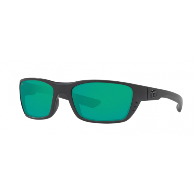 Costa Whitetip Men's Sunglasses Blackout/Green Mirror