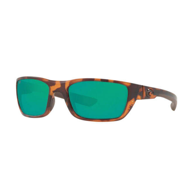 Costa Whitetip Men's Sunglasses Retro Tortoise/Green Mirror