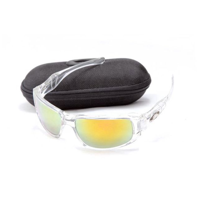 Oakley c six sunglasses clear/fire iridium