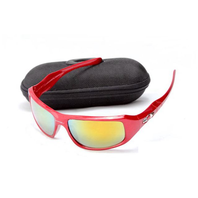 Oakley c six sunglasses red metallic/fire iridium