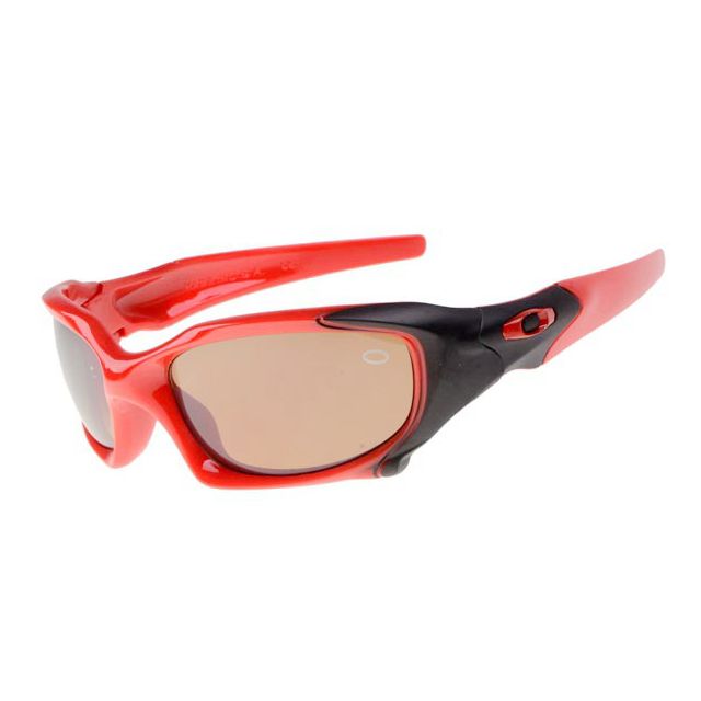 Oakley pit boss sunglasses in polished red / VR28 iridium