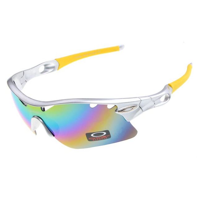 Oakley radar path photochromic sunglasses in silver / fire iridium