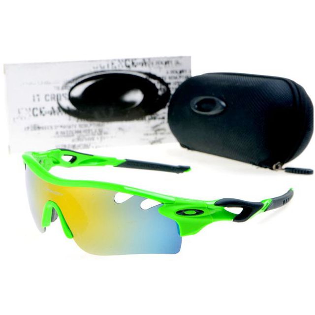 Oakley radarlock path sunglasses in island green / fire iridium
