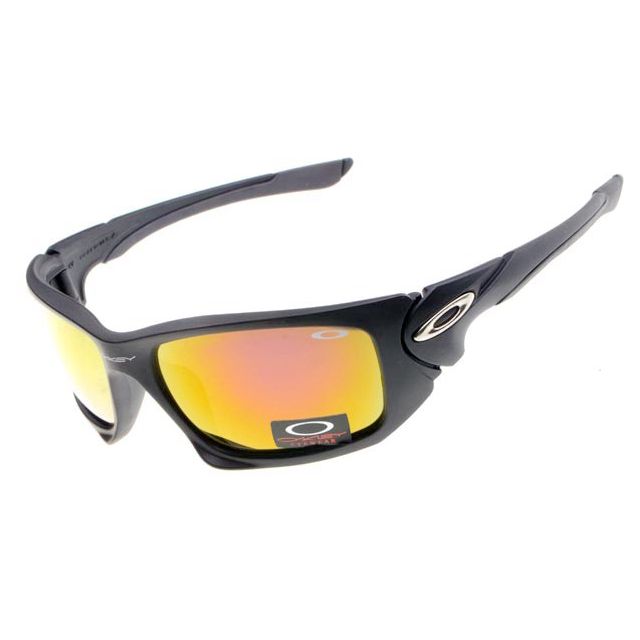 Oakley scalpel sunglasses in matte black / ruby iridium