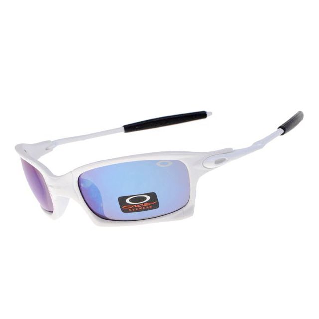 Oakley x squared sunglasses in white / ice iridium