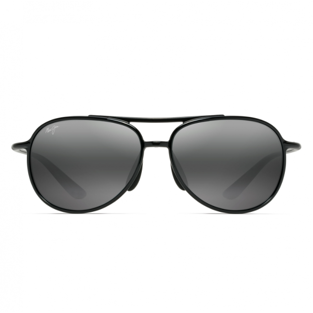 Maui Jim Alelele Bridge Sunglasses Black Frame Polarized Black Lens
