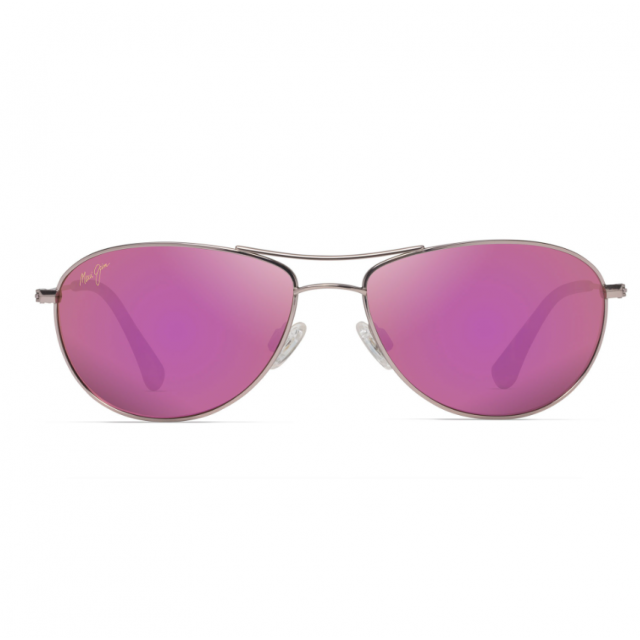 Maui Jim Baby Beach Sunglasses Gold Frame Polarized Purple Lens