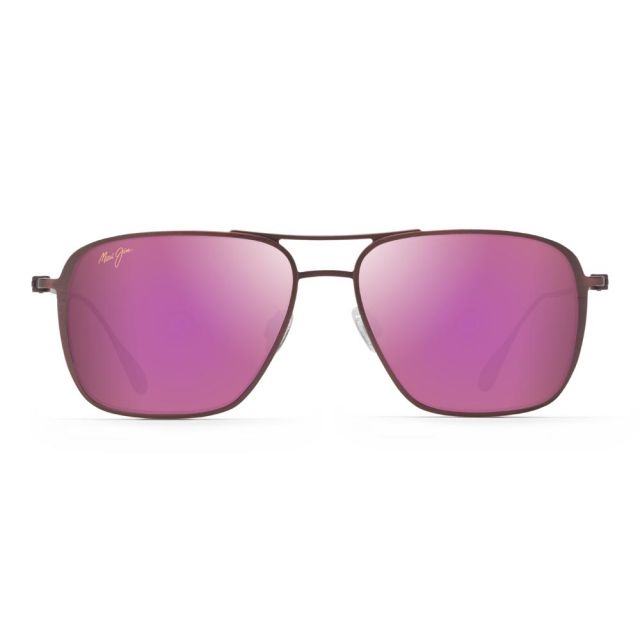 Maui Jim Beaches Sunglasses Burgundy Frame Polarized Rose Lens