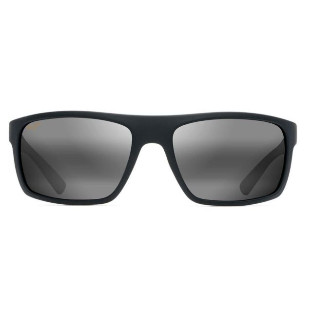 Maui Jim Byron Bay Sunglasses Matte Black Frame Polarized Gray Lens
