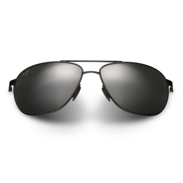 Maui Jim Castles Sunglasses Black Frame Polarized Gray Lens