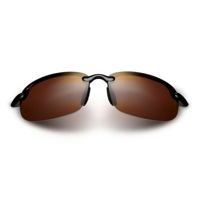 Maui Jim Ho'Okipa Sunglasses Black Frame Polarized Brown Lens