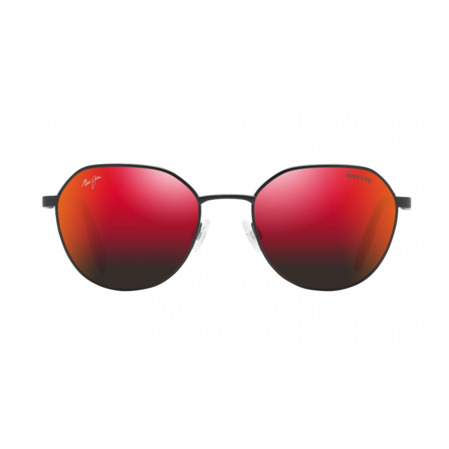 Maui Jim Hukilau Sunglasses Black Frame Polarized Red Lens