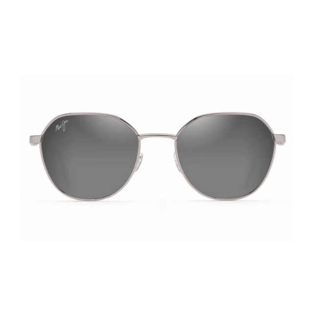 Maui Jim Hukilau Sunglasses Silver Frame Polarized Gray Lens